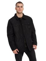 Chaqueta-Casual-Hombre-QUILTED-RIPSTOP-SHIRT-JACKET-NEGRO-CAT