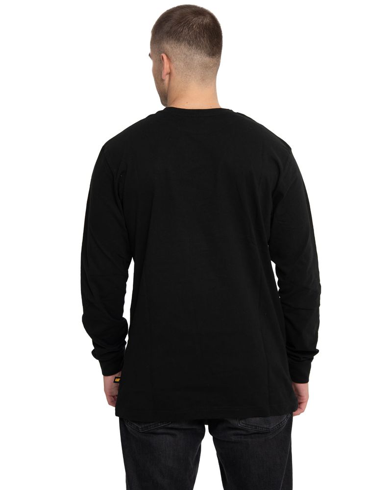 Polera-Manga-larga-Casual-Hombre-TRADEMARK-L-S-BANNER-TEE-NEGRO-CAT