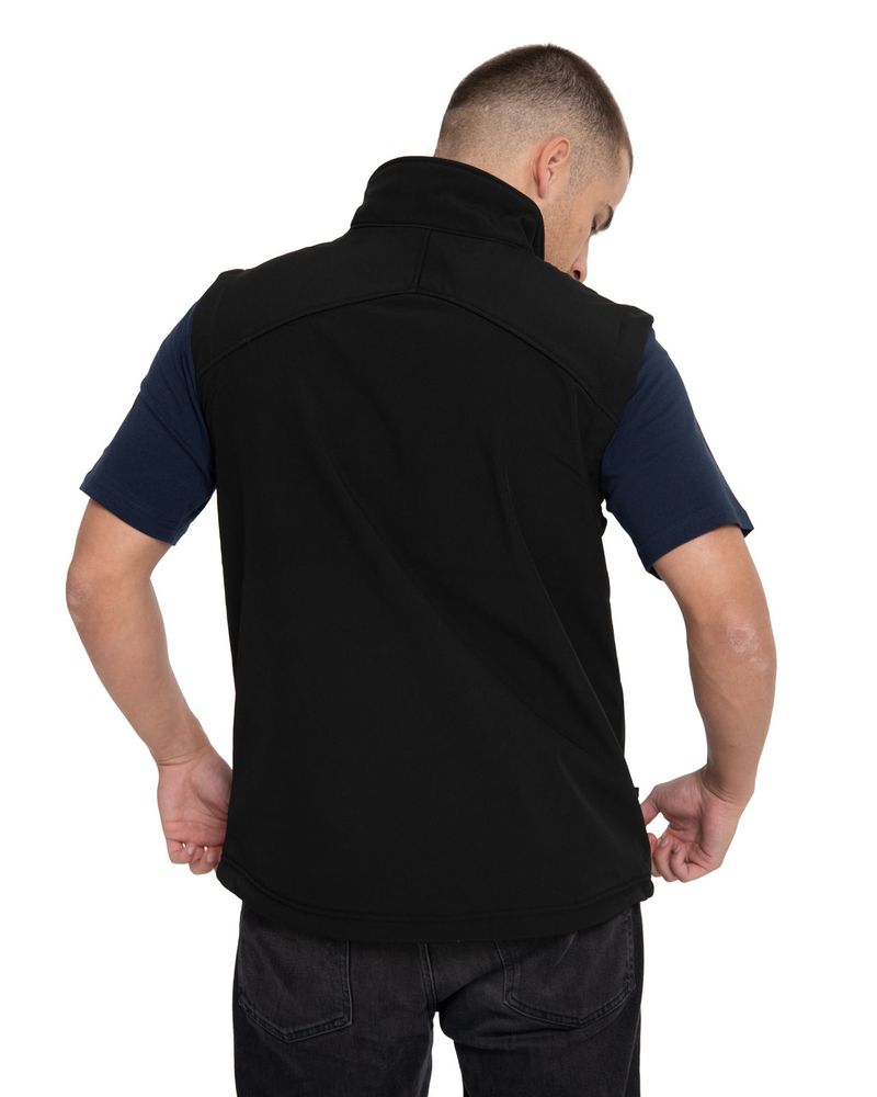 Chaqueta-Sin-manga-Casual-Hombre-ESSENTIAL-SOFTSHELL-VEST-NEGRO-CAT