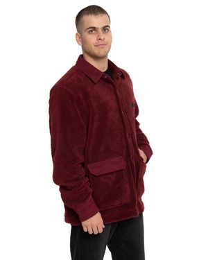 Polar Casual Hombre Sherpa Jacket Rojo Cat