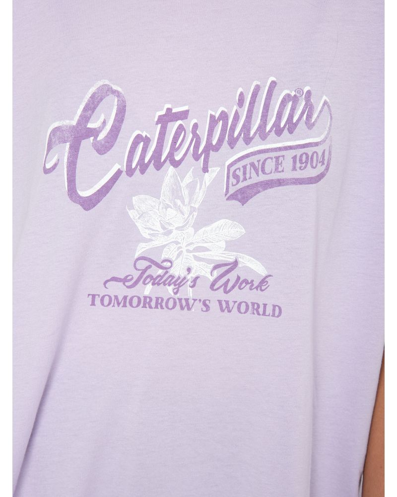 Polera-Manga-corta-Casual-Mujer-OVERSIZED-GRAPHIC-TEE-MORADO-CAT