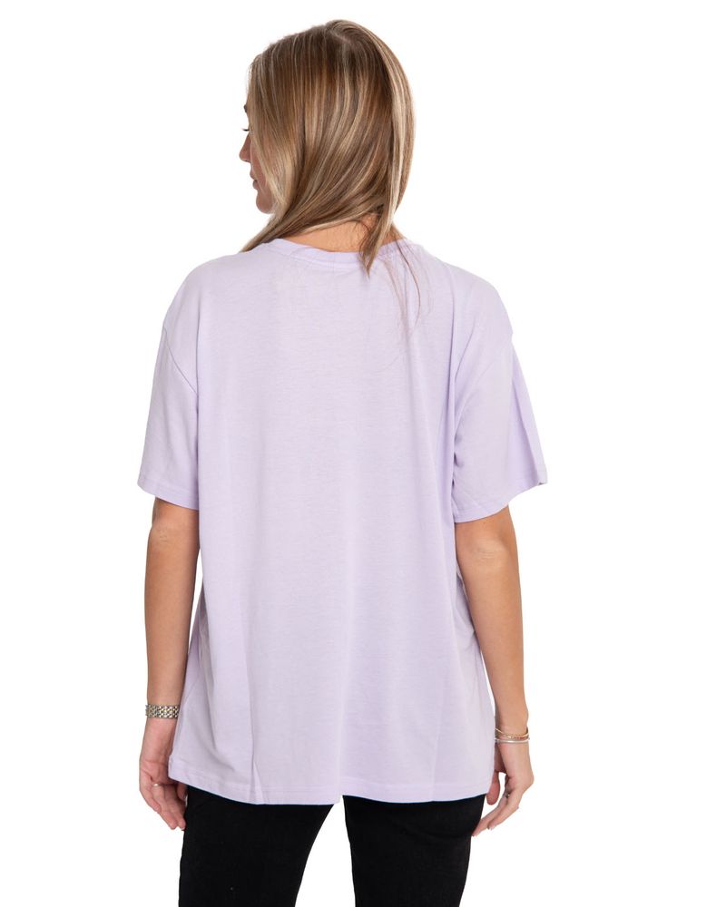 Polera-Manga-corta-Casual-Mujer-OVERSIZED-GRAPHIC-TEE-MORADO-CAT