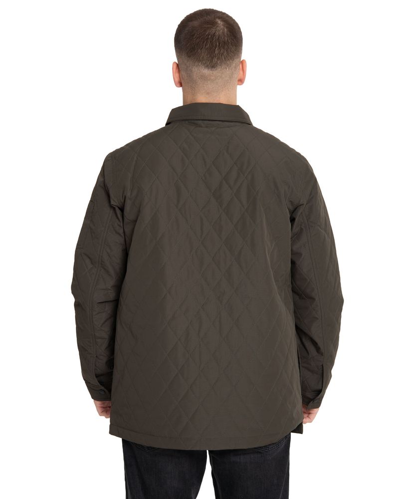 Chaqueta-Casual-Hombre-QUILTED-RIPSTOP-SHIRT-VERDE-CAT