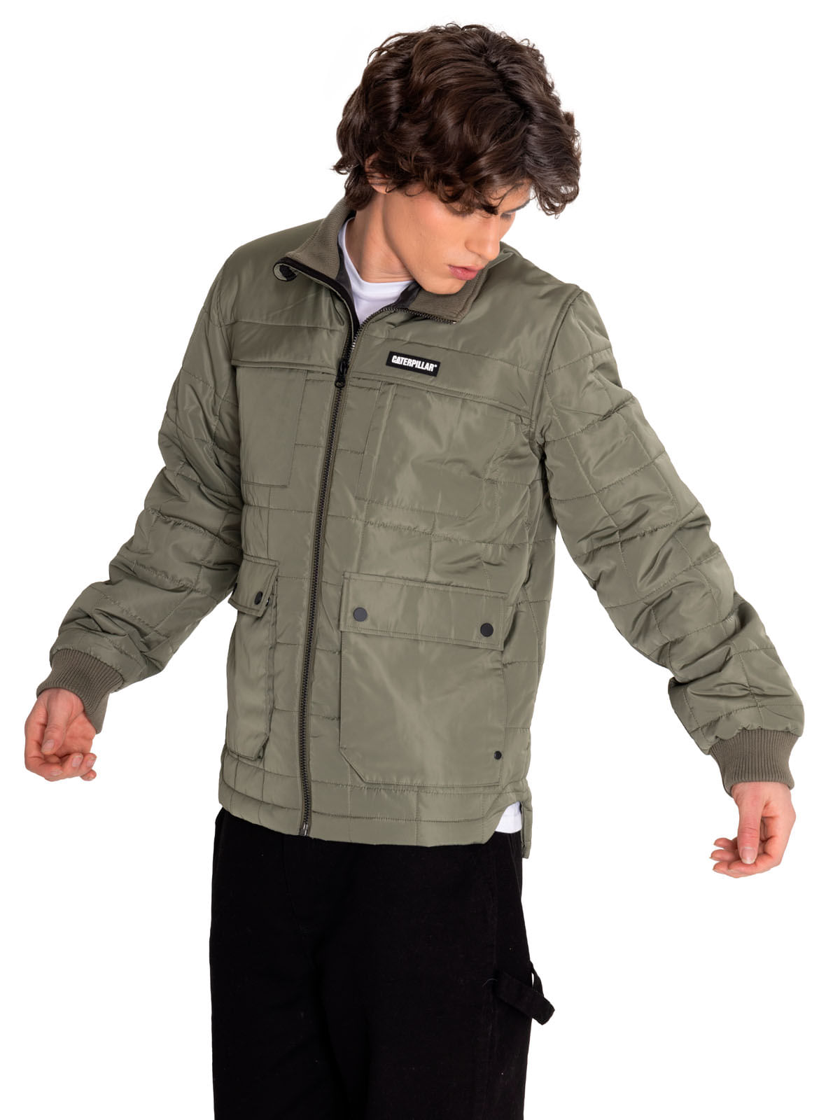 Chaqueta Casual Hombre Terrain Jacket Azul Cat