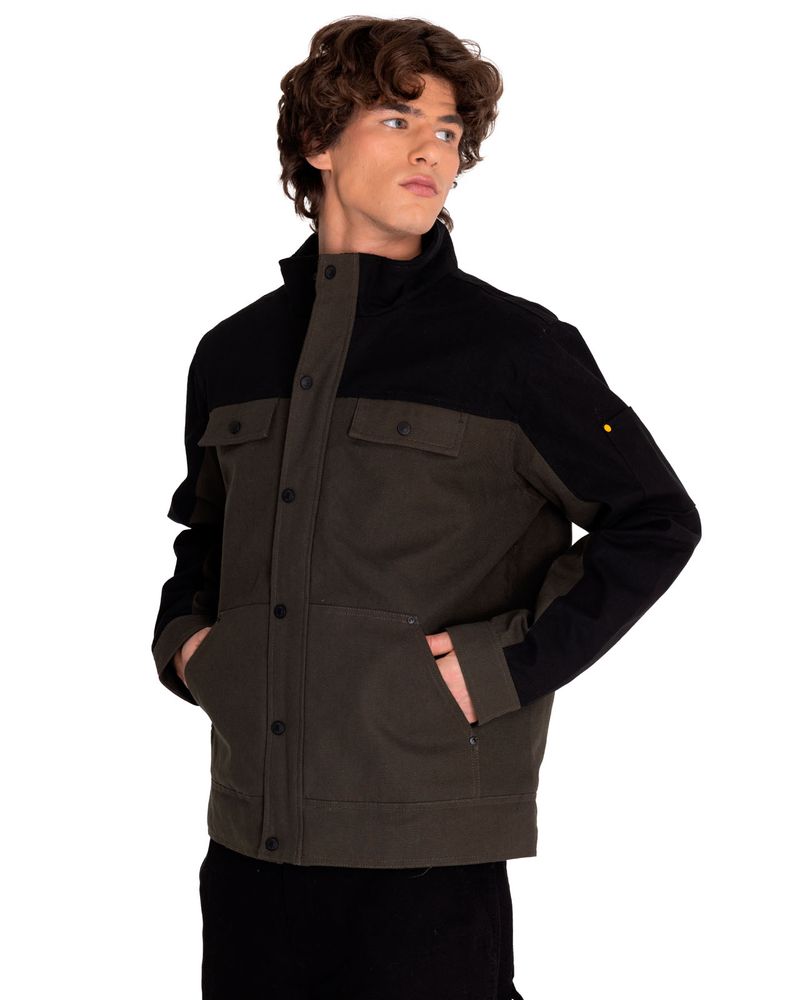 Chaqueta-Casual-Hombre-Insulated-Utility-Jacket-Negro-Cat