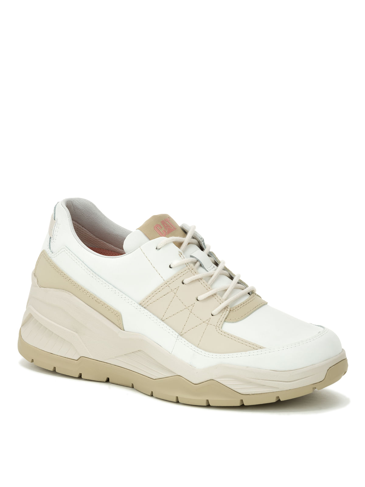 Zapatilla Cuero Mujer Watchful Blanco Cat