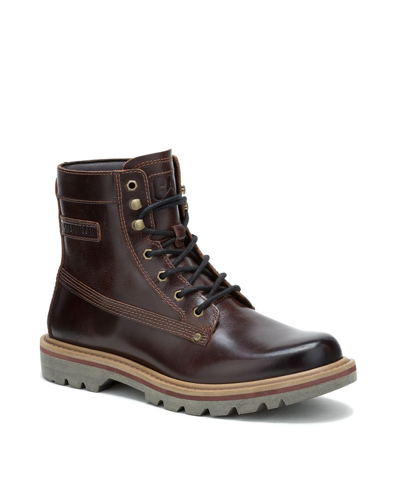 Botin-Cuero-Hombre-Colorado-Grader-Waterproof-Cafe-Oscuro-Cat