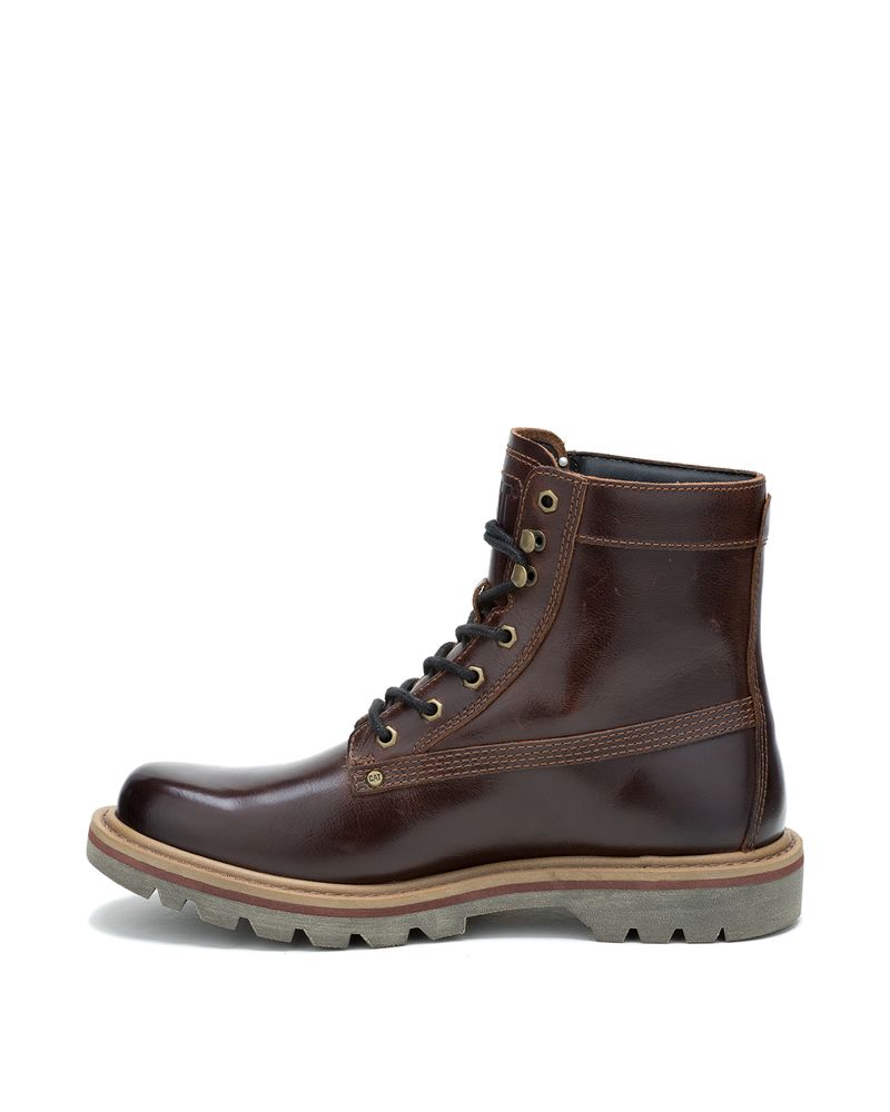 Botin-Cuero-Hombre-Colorado-Grader-Waterproof-Cafe-Oscuro-Cat