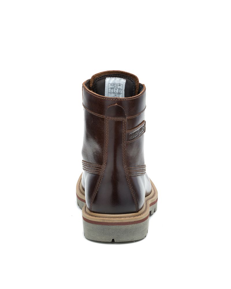 Botin-Cuero-Hombre-Colorado-Grader-Waterproof-Cafe-Oscuro-Cat