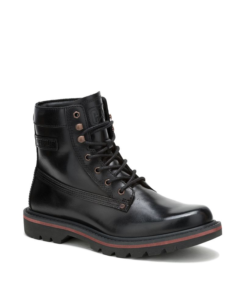 Botin-Cuero-Hombre-Colorado-Grader-Waterproof-Negro-Cat