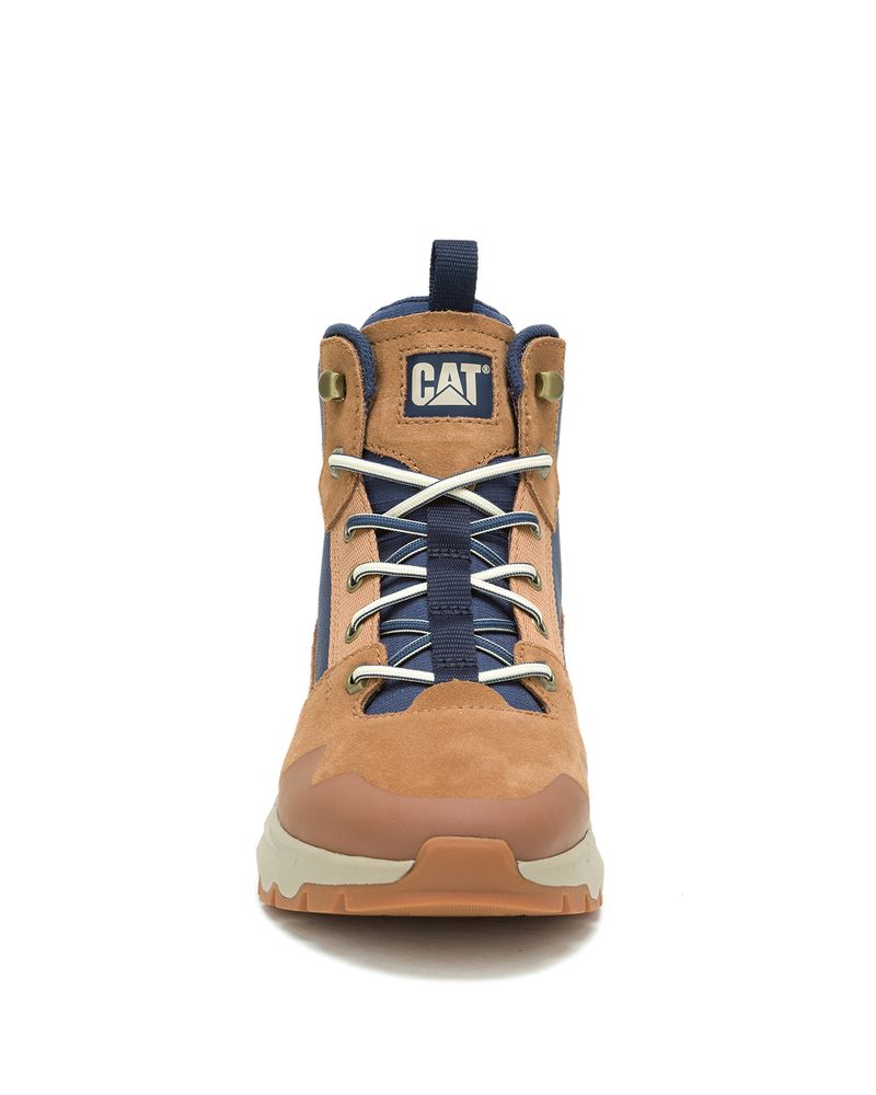 Zapatilla-Con-Caña-Casual-Hombre-Colorado-Sneaker-Camel-Cat