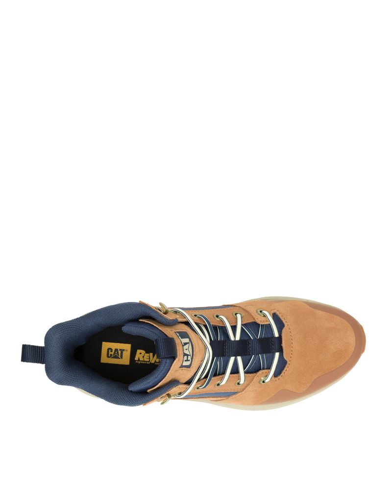 Zapatilla-Con-Caña-Casual-Hombre-Colorado-Sneaker-Camel-Cat