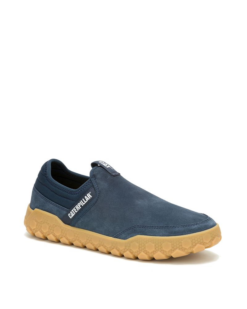 Slip-On-Gamuza-Hombre-Hex---Azul-Marino-Cat