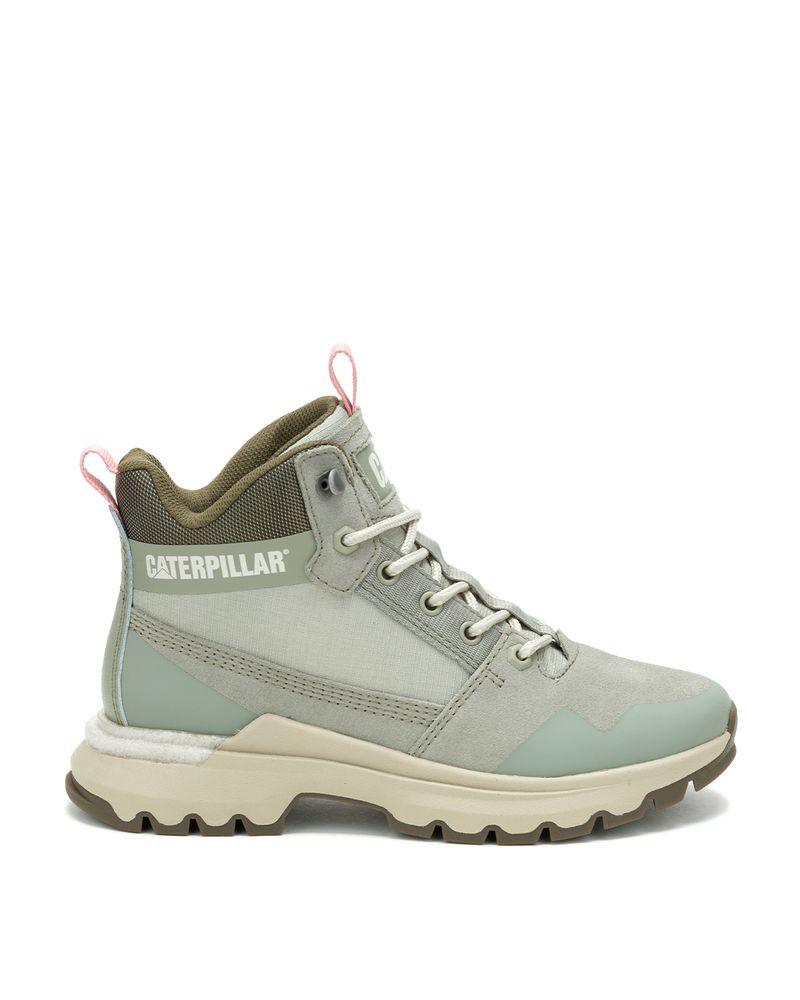 Zapatilla-Con-Caña-Casual-Mujer-Colorado-Sneaker-Verde-Cat
