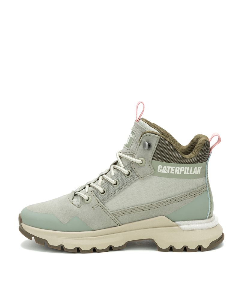 Zapatilla-Con-Caña-Casual-Mujer-Colorado-Sneaker-Verde-Cat