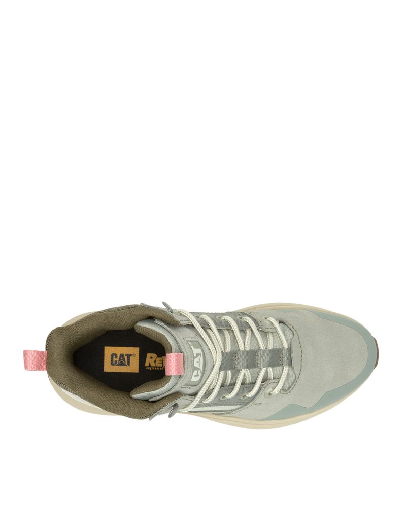 Zapatilla-Con-Caña-Casual-Mujer-Colorado-Sneaker-Verde-Cat