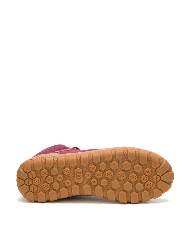 Zapatilla-Con-Caña-Gamuza-Hombre-Hex---Mid-Burdeo-Cat