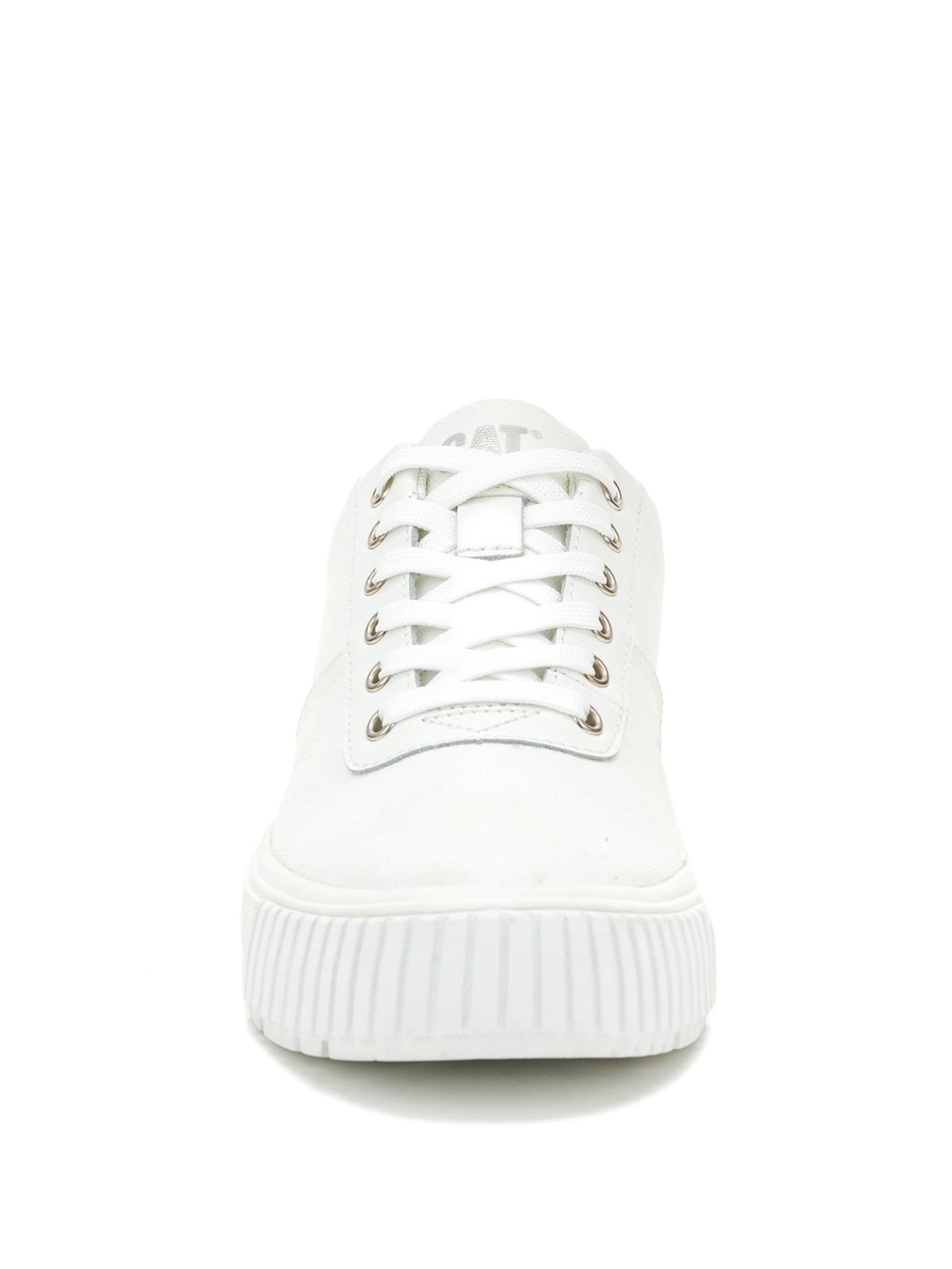 Zapatilla Casual Mujer Amp Canvas Blanco Cat