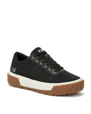 Zapatilla Casual Mujer Amp Canvas Negro Cat