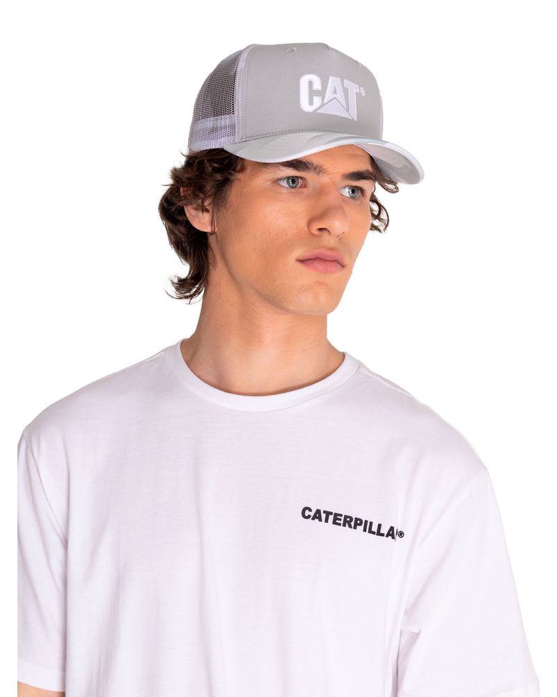 Jockey-Casual-Hombre-CAT-LOGO-PRINTED-MESH-TRUCKER-Gris-CAT