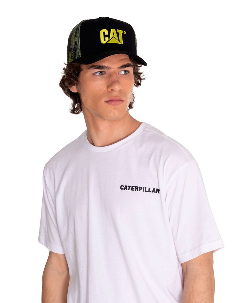 Jockey-Casual-Hombre-CAT-LOGO-PRINTED-MESH-TRUCKER-Verde-CAT