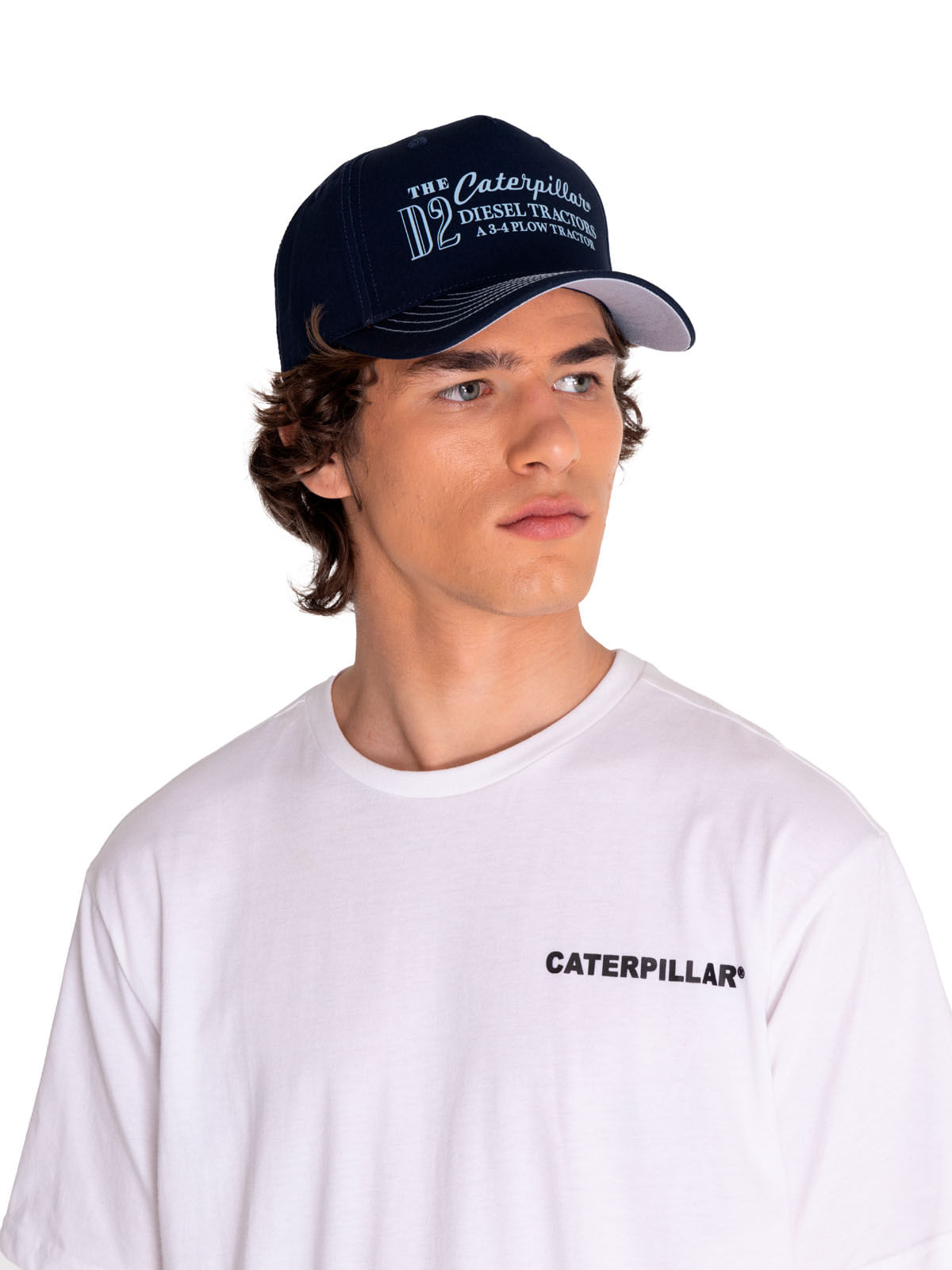 Jockey Casual Hombre CATERPILLAR D2 5-PANEL HAT Azul CAT