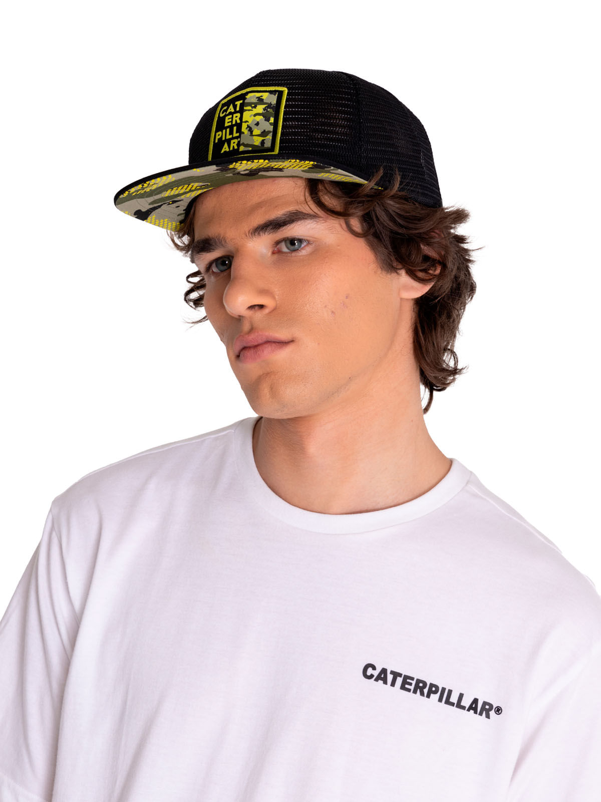 Jockey Casual Hombre 6 PANEL MESH TRUCKER Negro CAT