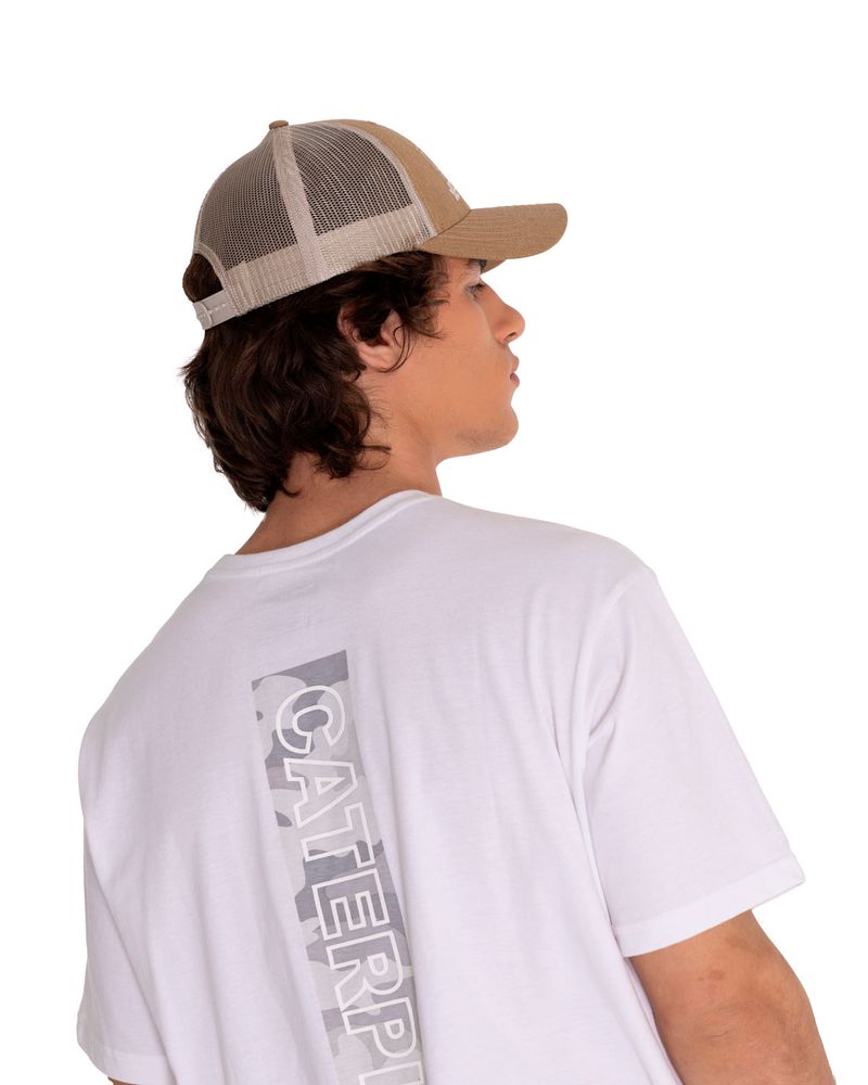 Jockey-Casual-Hombre-CATERPILLAR-A-TRACTOR-CO-TRUCKER-Beige-Crudo-CAT