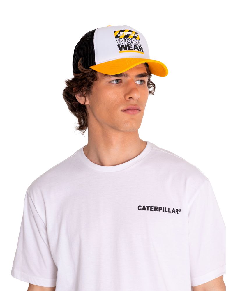 Jockey-Casual-Hombre-FOAM-TRUCKER-Blanco-CAT