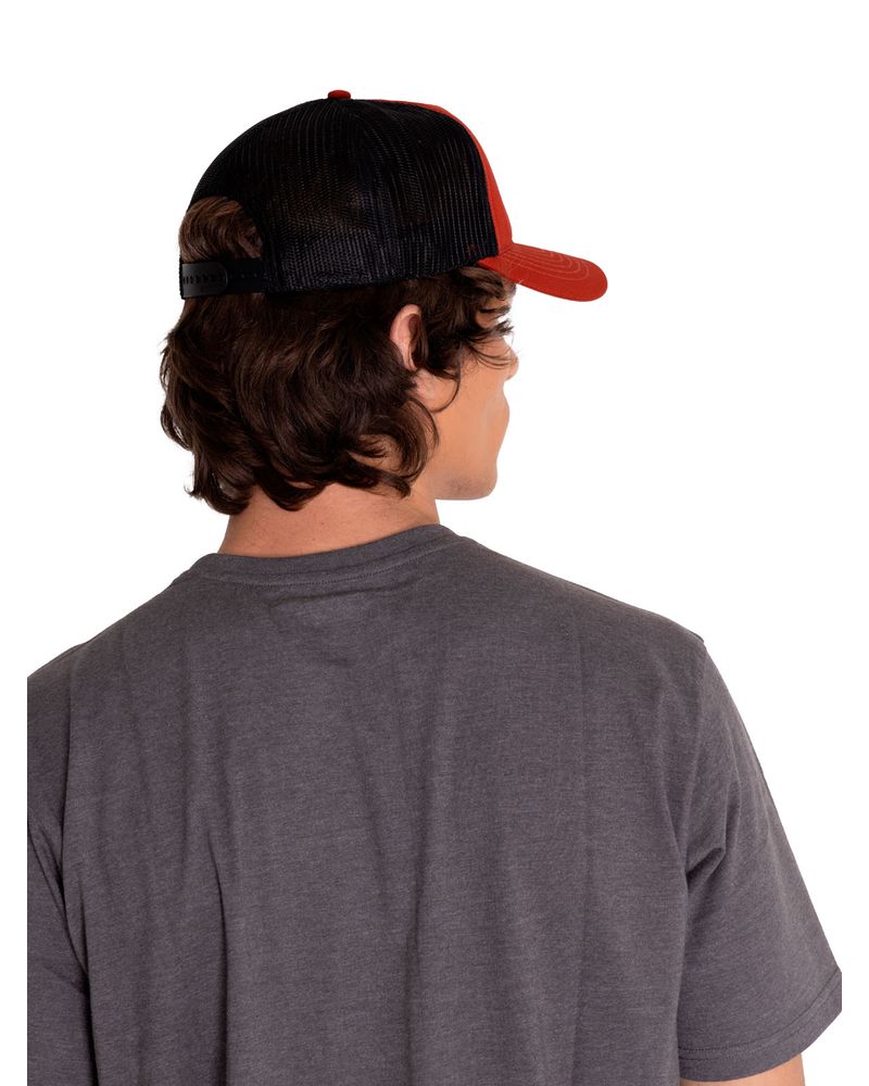 Jockey-Casual-Hombre-CAT-LOGO-MESH-BACK-FOAM-HAT-Rojo-CAT