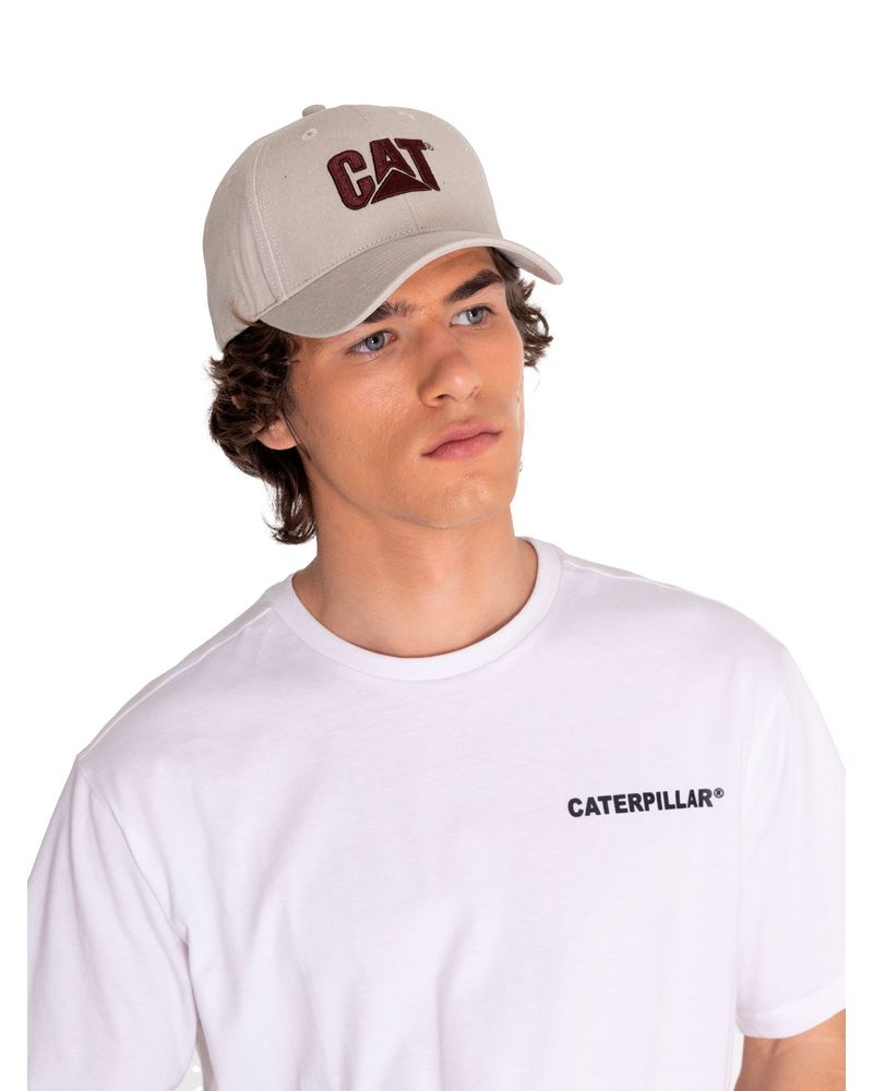 Jockey-Casual-Hombre-PIGMENT-DYED-CAT-LOGO-HAT-Beige-Crudo-CAT