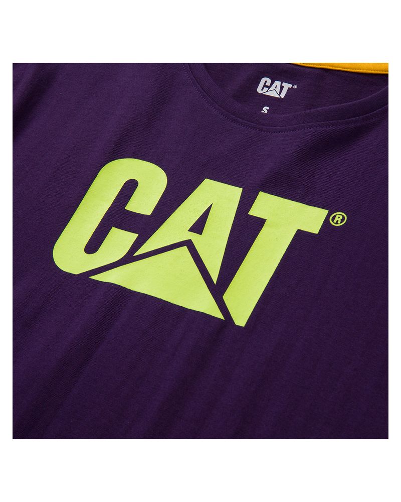 Polera-Manga-corta-Casual-Mujer-WOMEN-S-TM-LOGO-TEE-Morado-CAT