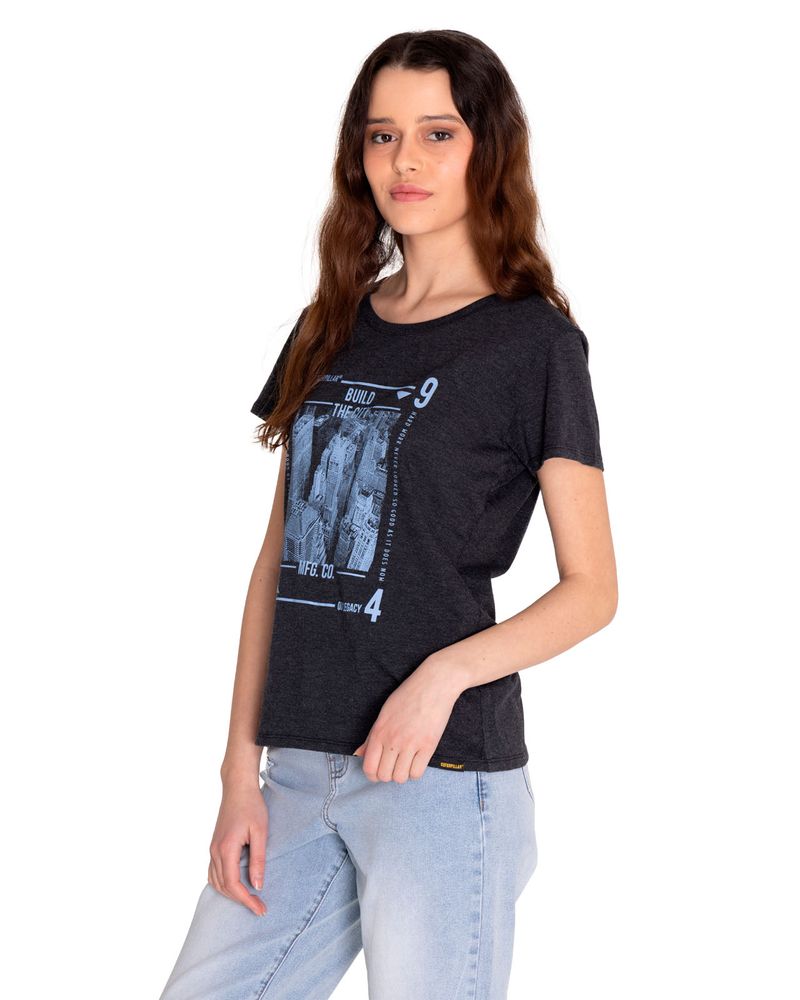 Polera-Manga-corta-Casual-Mujer-CREW-GRAPHIC-TEE-2-Negro-CAT