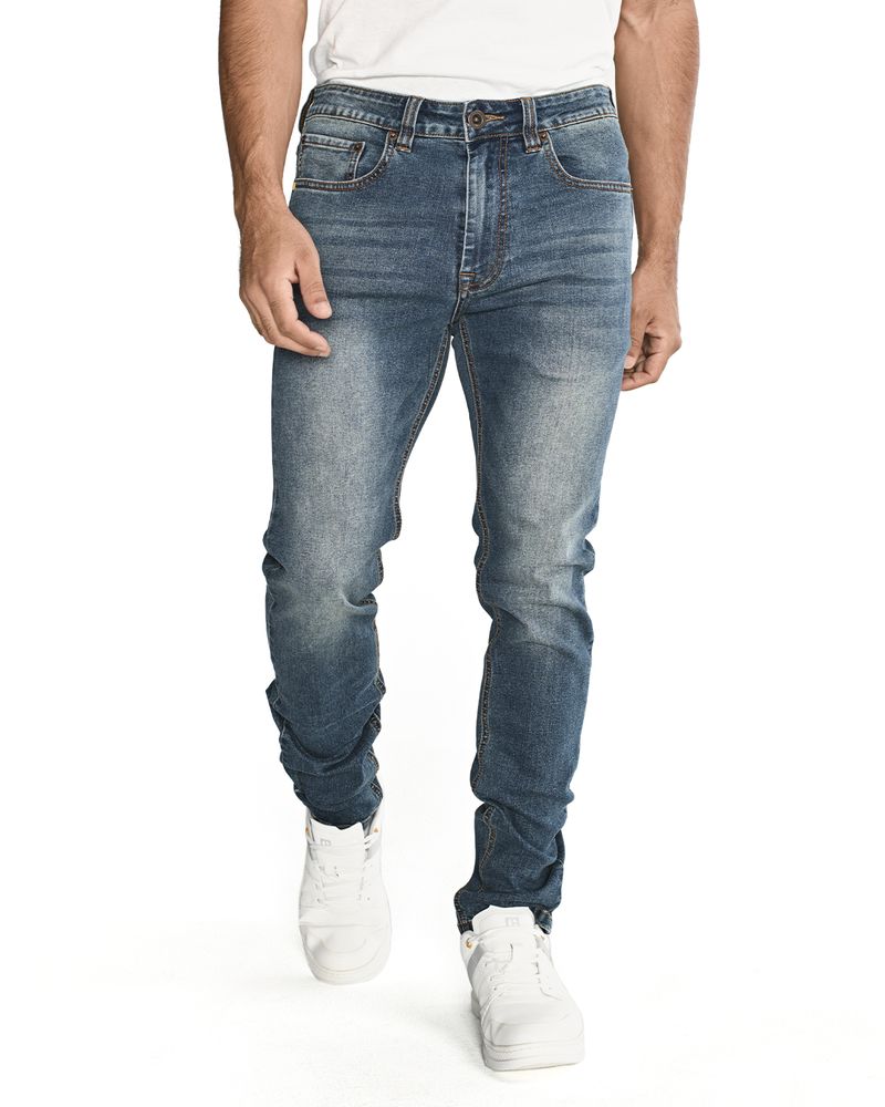 Jeans-Casual-Hombre-TRIBLEND-STRETCH-DENIM-SKINNY-Azul-CAT