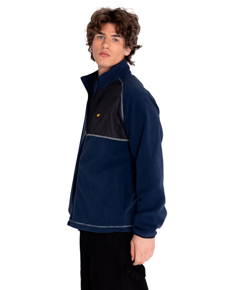 Polar-Casual-Hombre-POLAR-FLEECE-FULL-ZIP-JACKET-Azul-CAT