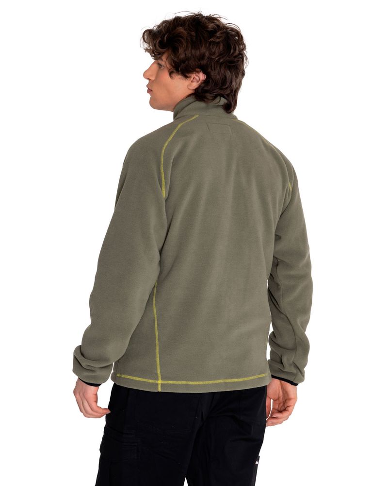 Polar-Casual-Hombre-POLAR-FLEECE-FULL-ZIP-JACKET-Verde-CAT