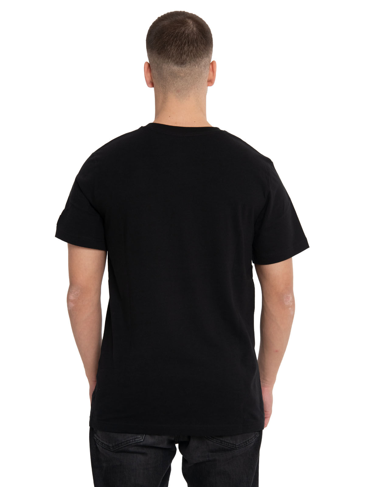 Polera Manga corta Casual Hombre ESSENTIAL S/S TEE Negro CAT