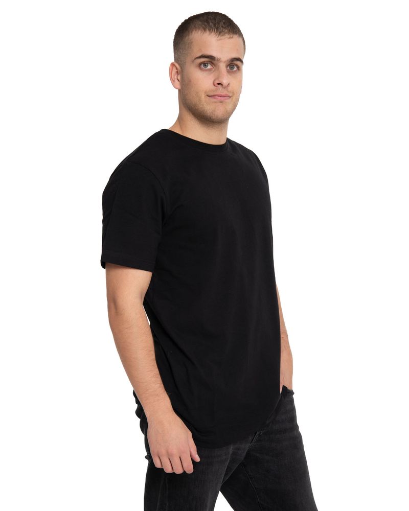 Polera-Manga-corta-Casual-Hombre-ESSENTIAL-S-S-TEE-Negro-CAT