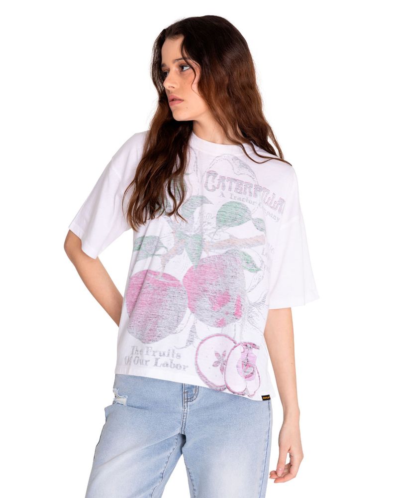 Polera-Manga-corta-Casual-Mujer-BOXY-NOVELTY-TEE-1-Blanco-CAT