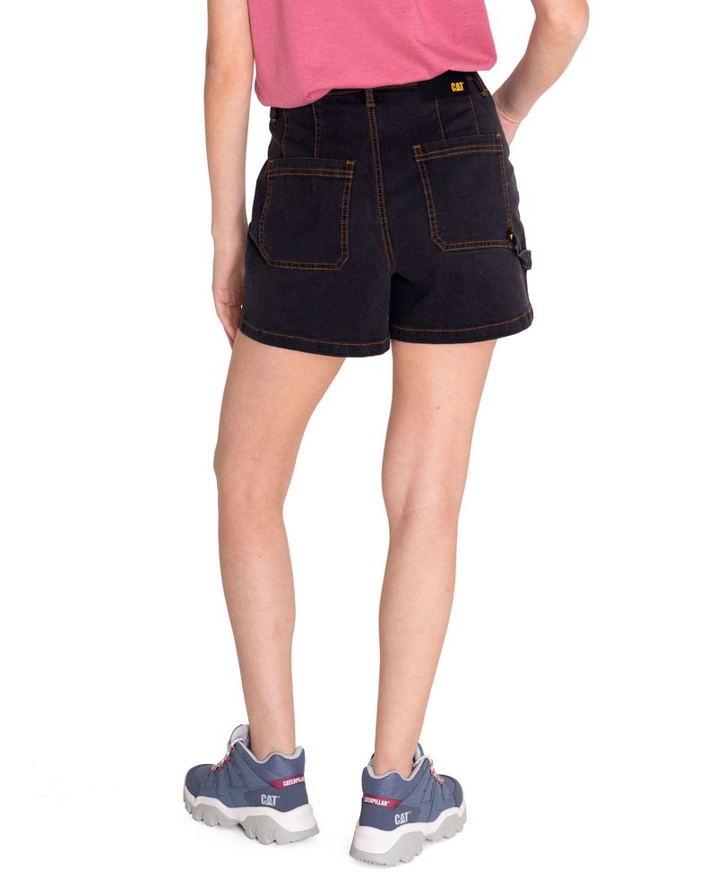 Short-Casual-Mujer-TRIBLEND-STRETCH-DENIM-SHORT-Gris-CAT