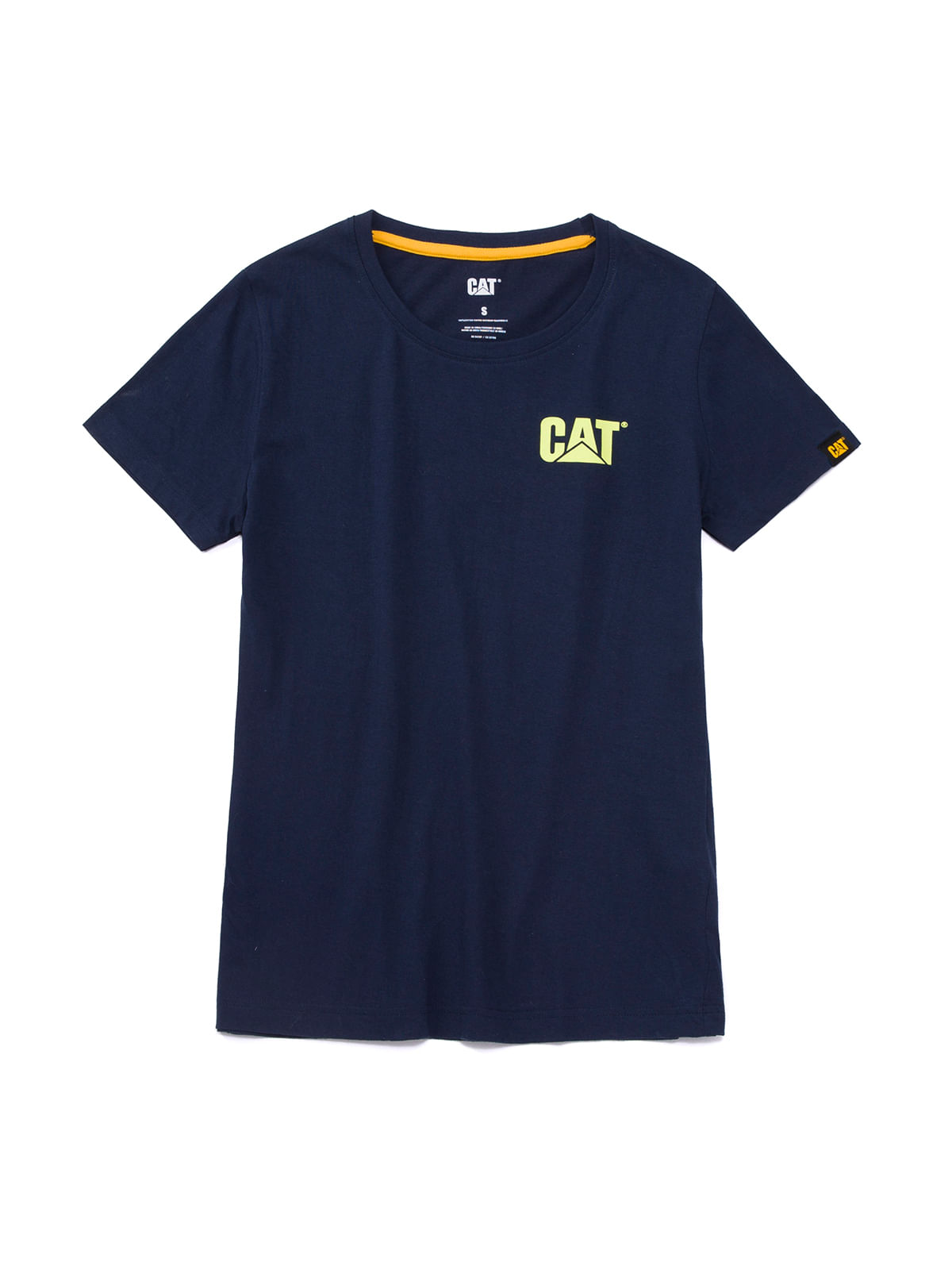 Polera Manga corta Casual Mujer WOMEN'S TRADEMARK TEE Azul CAT