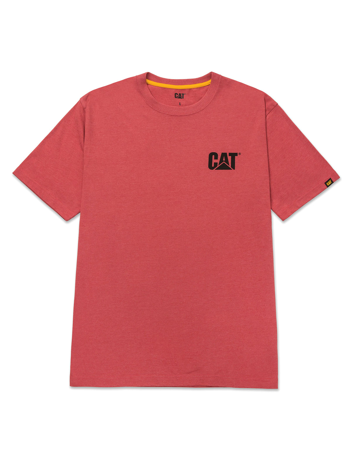 Polera Manga corta Casual Hombre TRADEMARK TEE Rojo CAT