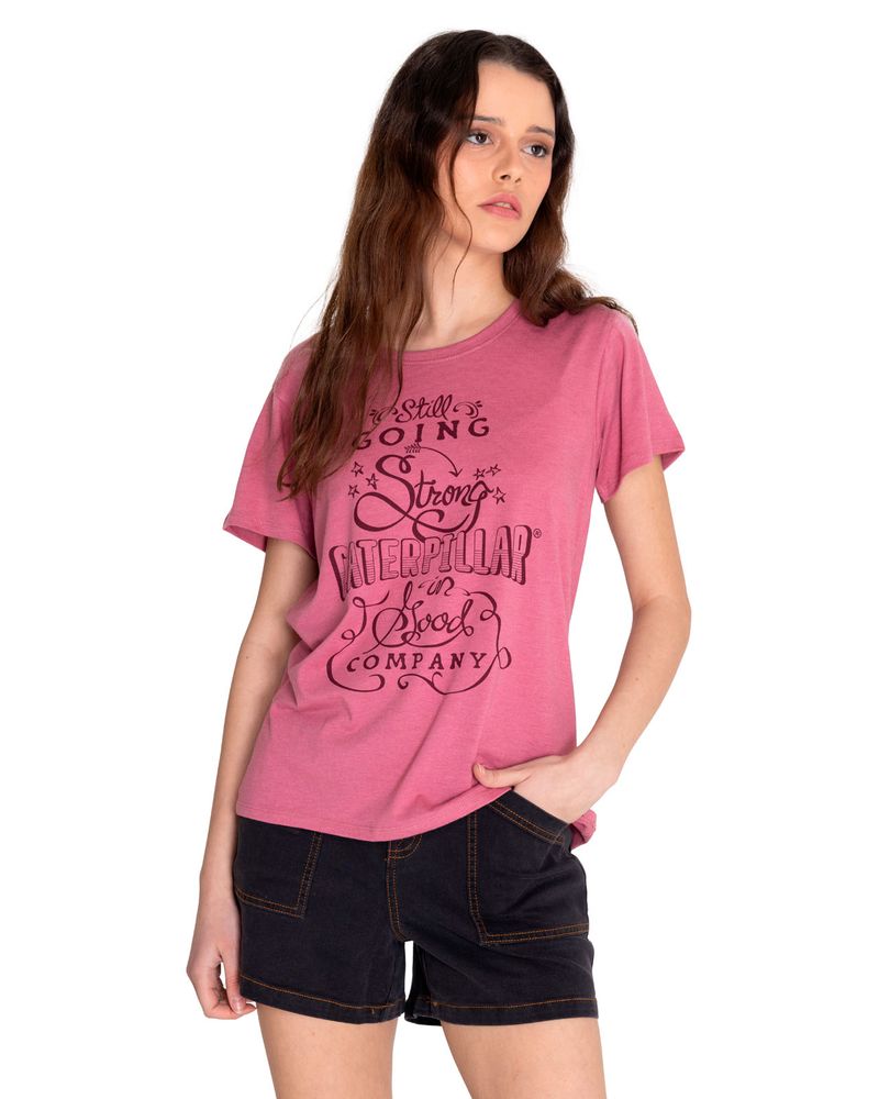 Polera-Manga-corta-Casual-Mujer-CREW-GRAPHIC-TEE-1-Rosado-CAT