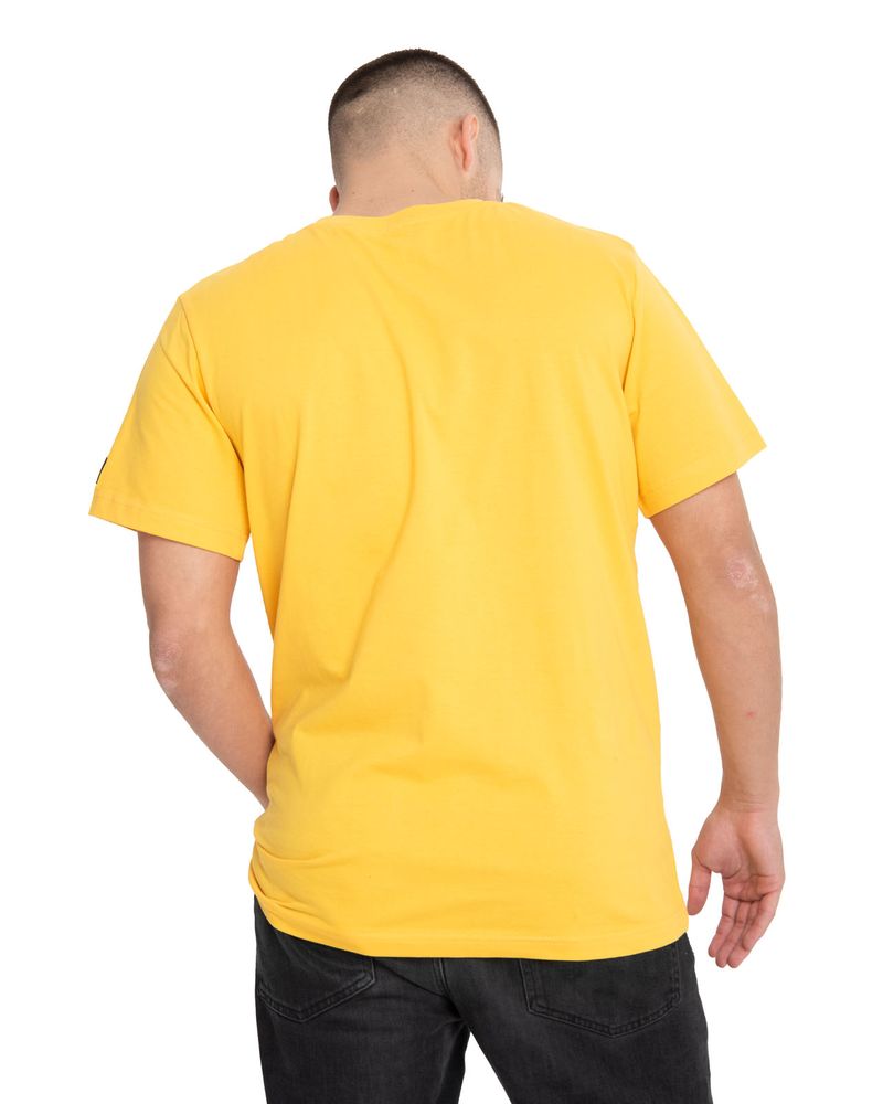 Polera-Manga-corta-Casual-Hombre-ESSENTIAL-S-S-TEE-Amarillo-CAT