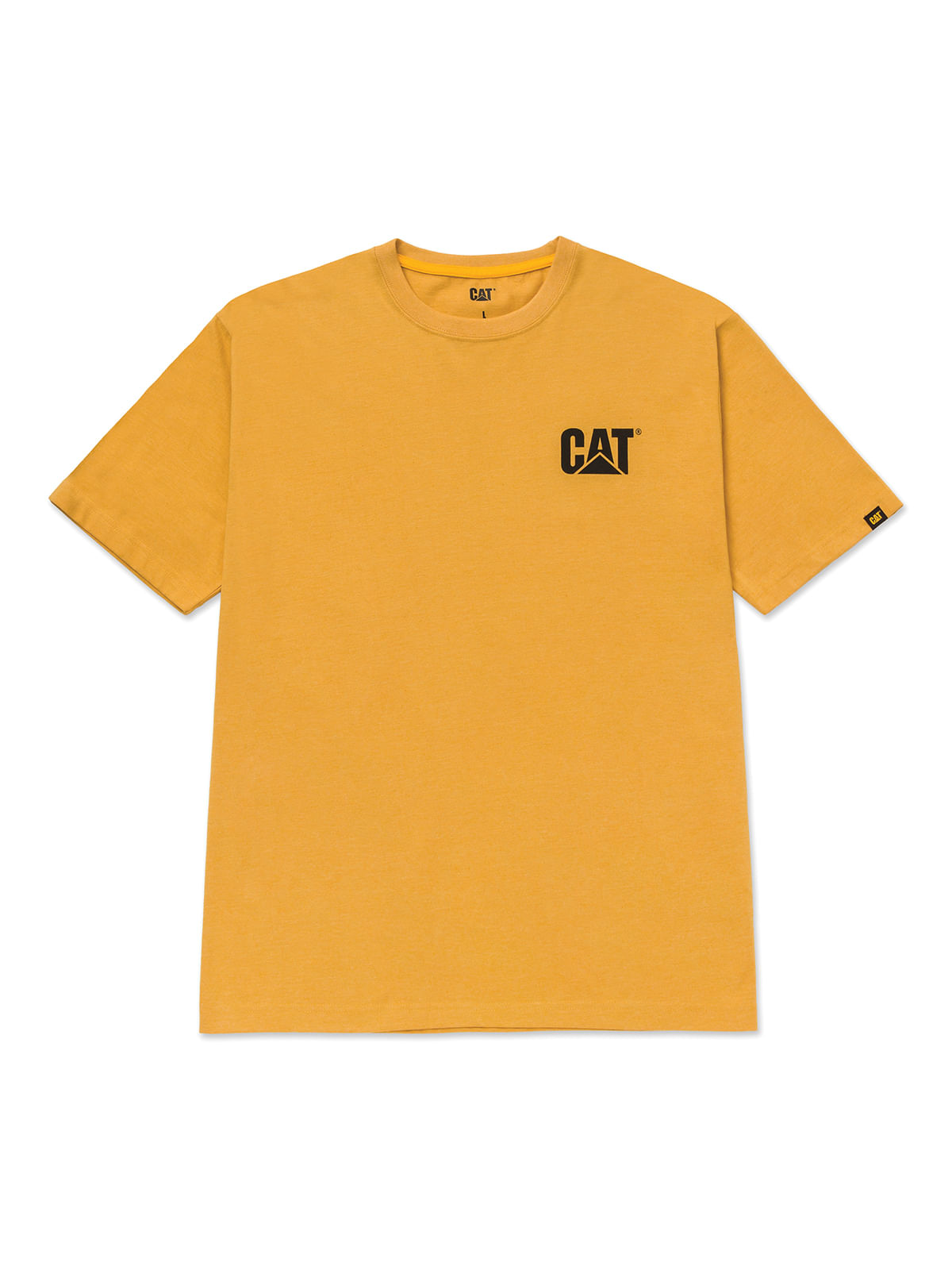 Polera Manga corta Casual Hombre TRADEMARK TEE Amarillo CAT