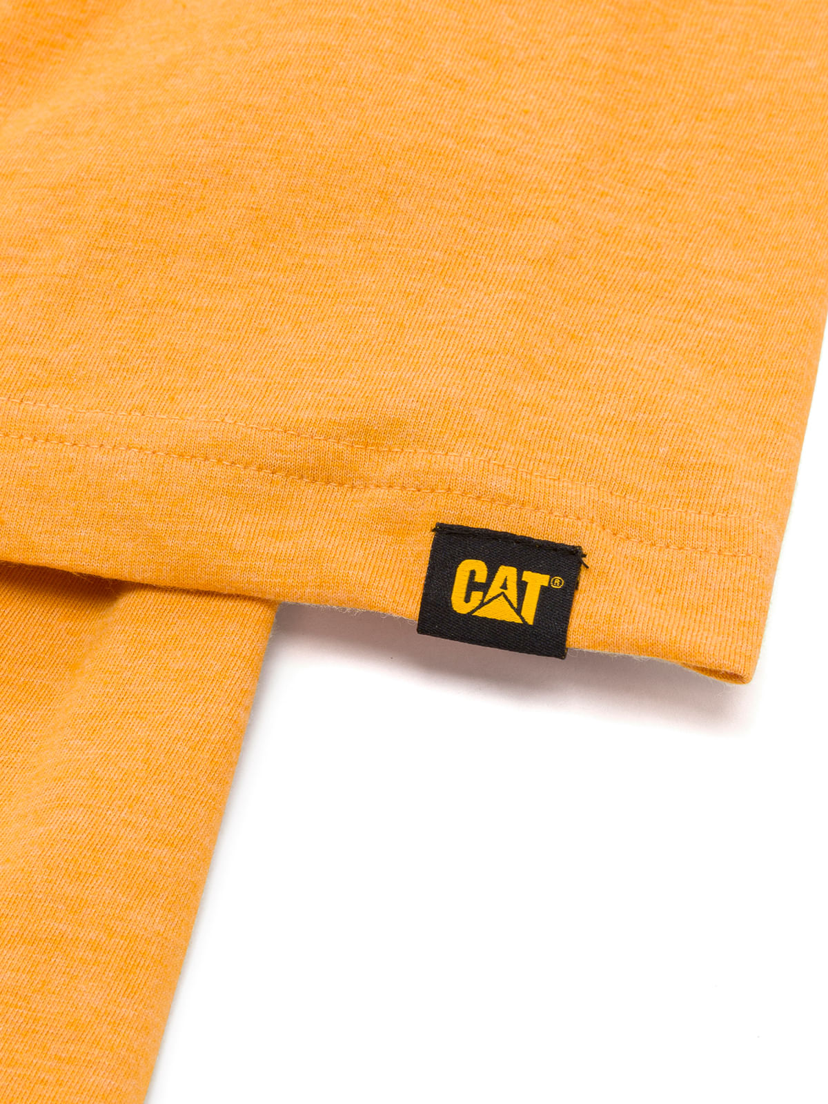 Polera Manga corta Casual Hombre TRADEMARK TEE Amarillo CAT