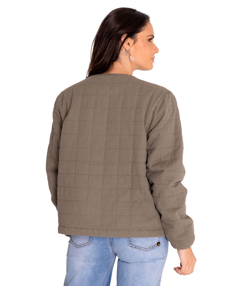 Chaqueta-Casual-Mujer-HERITAGE-UNIFORM-LIGHTWEIGHT-QUILTED-JACKET-Verde-CAT