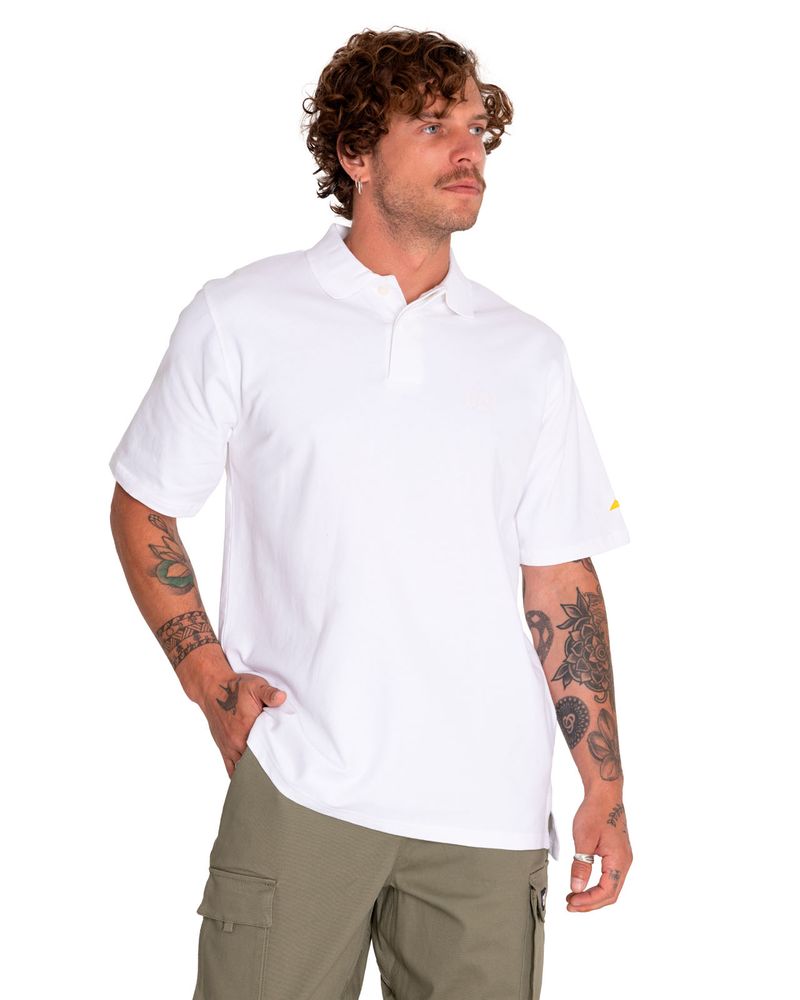 Polera-Polo-Casual-Hombre-CAT-LOGO-PIQUE-POLO-Blanco-CAT