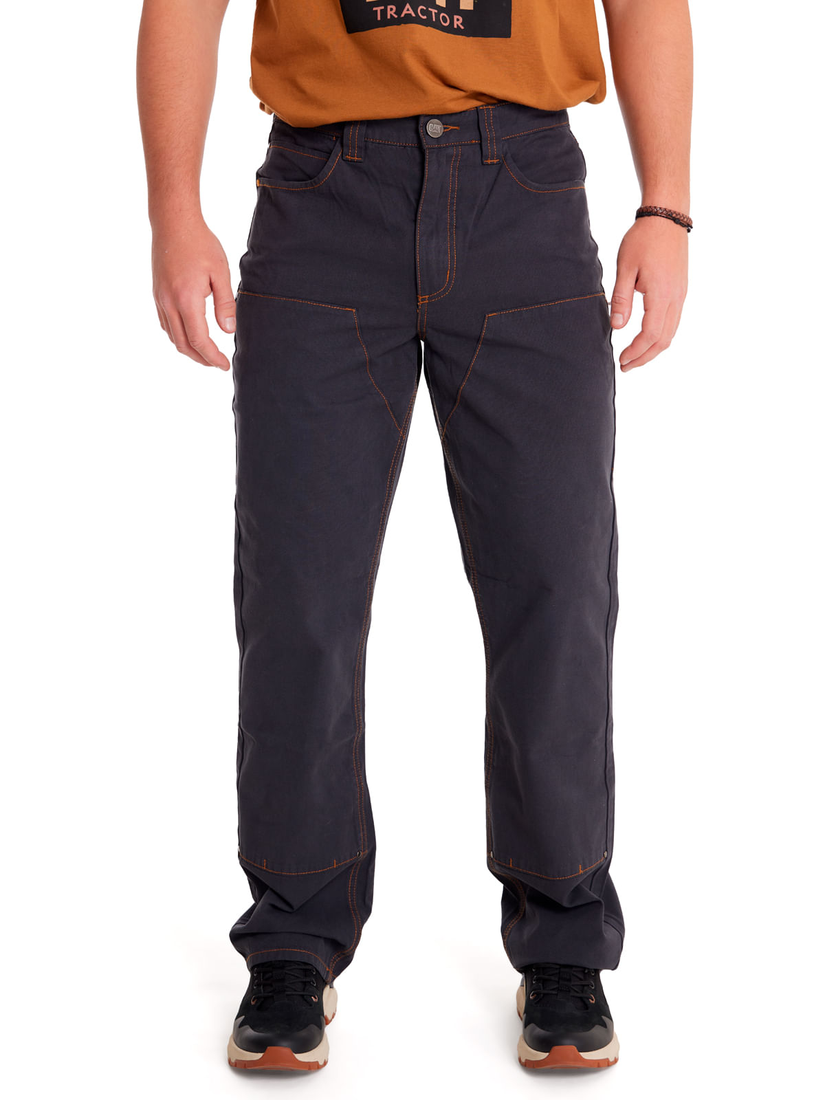 Pantalón Casual Hombre HERITAGE UNIFORM DOUBLE FRONT PANT Negro CAT