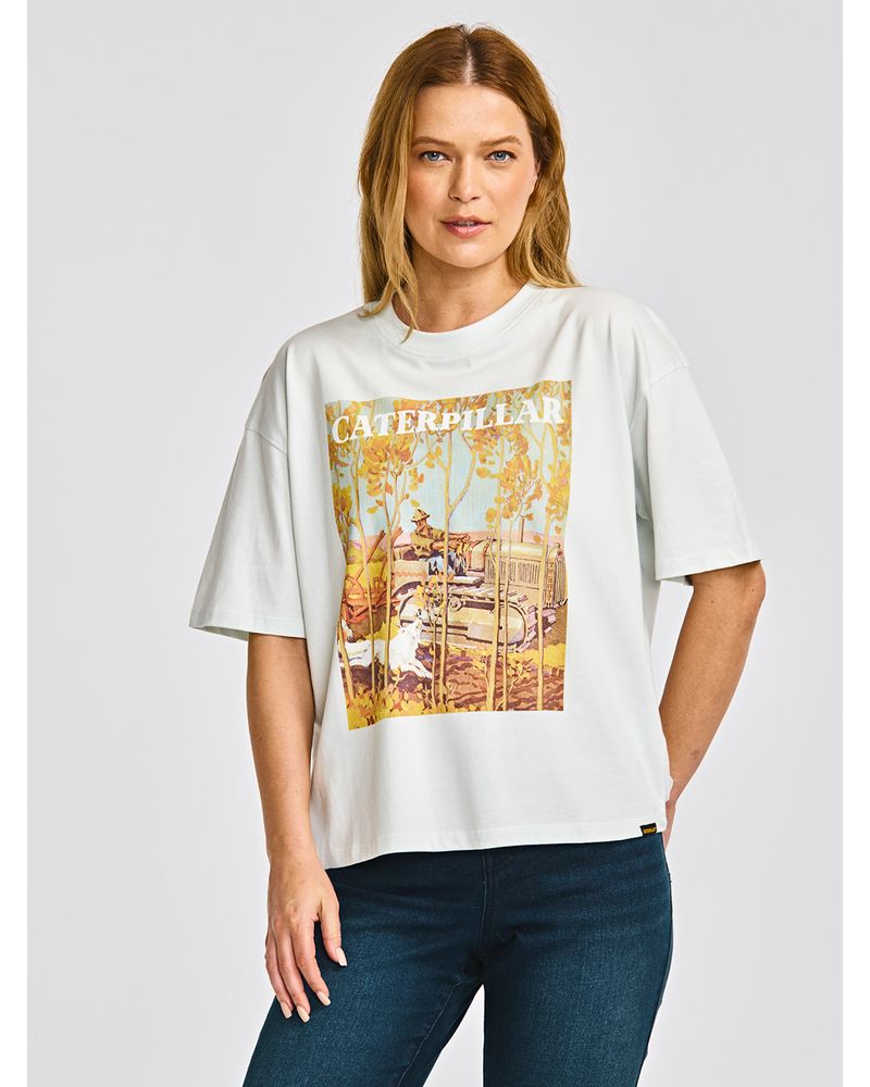 Polera-Manga-corta-Casual-Mujer-BOXY-HEAVYWEIGHT-GRAPHIC-TEE-2-Celeste-CAT